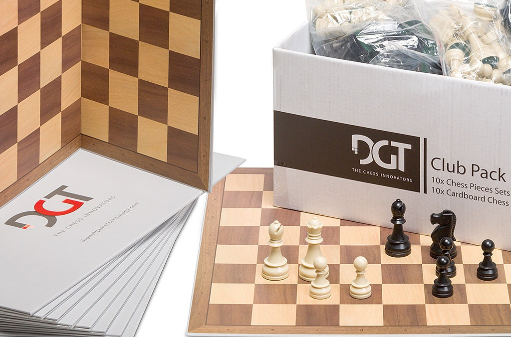 DGT CLUB PACK  (10 juegos: piezas + tableros) - DGT CLUB PACK  (10 juegos: piezas + tableros)