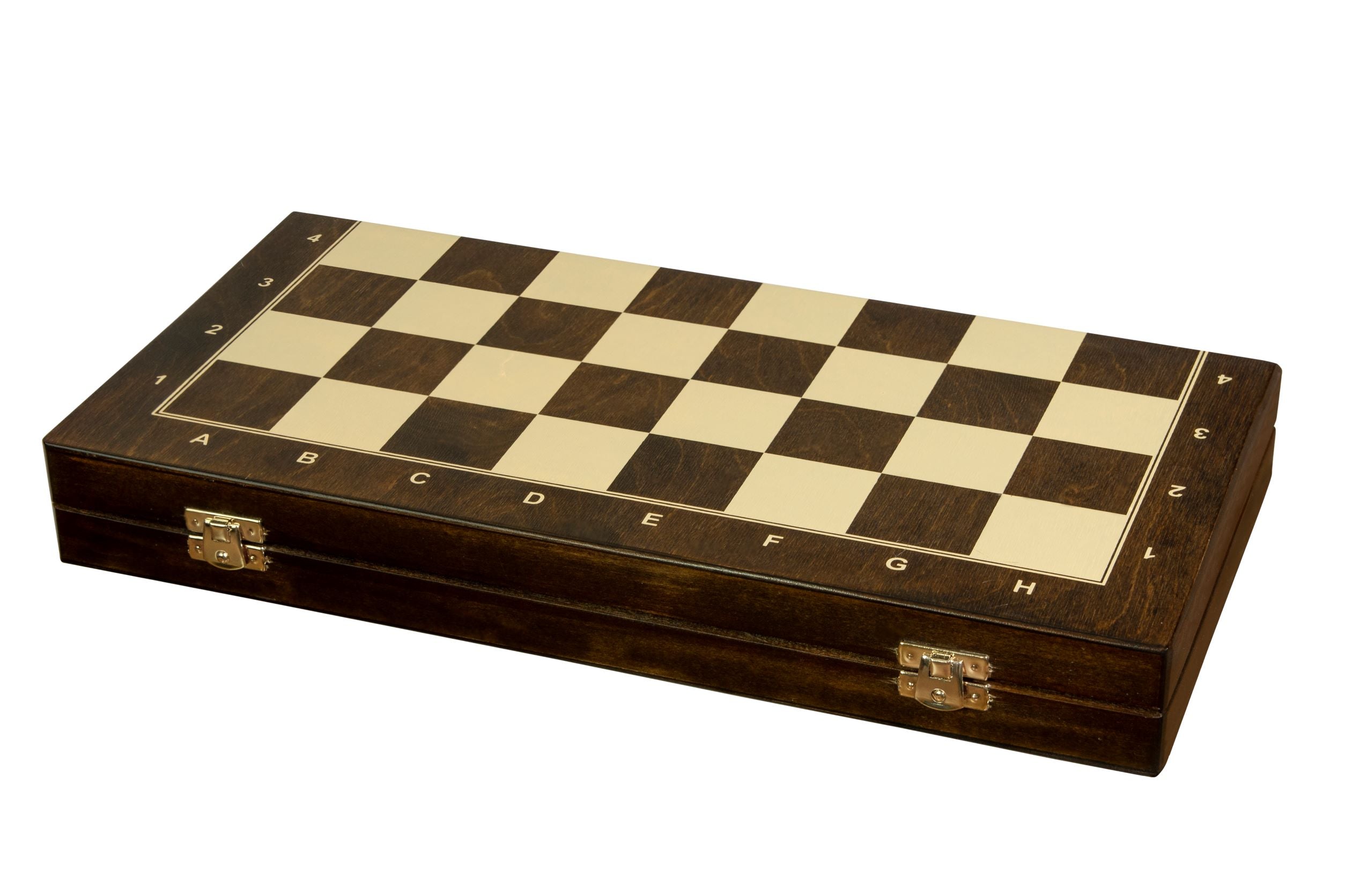Caja de ajedrez de madera con compartimento (40 x 40 cm) - Caja de ajedrez de madera con compartimento (40 x 40 cm)
