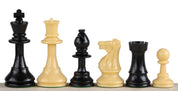 piezas de ajedrez Club Staunton nº 6, crema/negro (rey 96 mm)