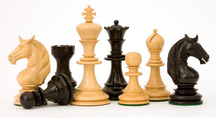 piezas de ajedrez de unicornio de ébano, 10,8 cm - piezas de ajedrez de unicornio de ébano, 10,8 cm