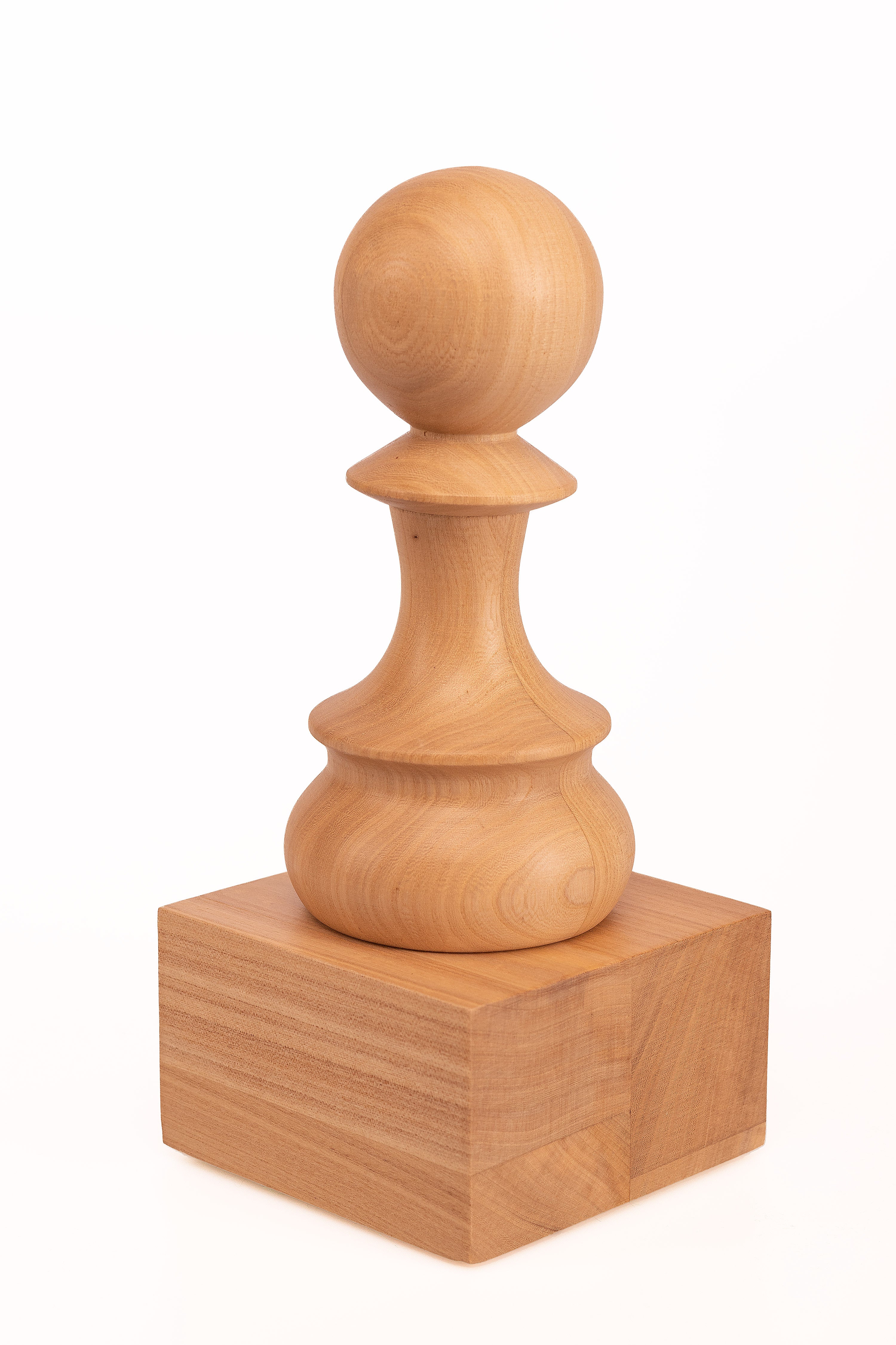Copa de ajedrez de madera - Peón blanco - Copa de ajedrez de madera - Peón blanco