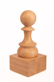 Copa de ajedrez de madera - Peón blanco
