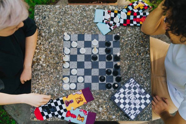 Calcetines de ajedrez Rainbow Socks - tallas 41-46 - Calcetines de ajedrez Rainbow Socks - tallas 41-46