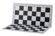 Tablero de ajedrez plegable de plástico 4, blanco y negro