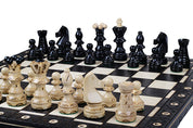 Juego de ajedrez AMBASADOR New Line (55 x 55 cm), color negro