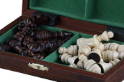 Ajedrez escolar de madera Mini - marrón