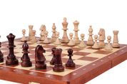 Juego de ajedrez de competición n.º 5 con incrustaciones (48 x 48 cm) - Juego de ajedrez PROFESIONAL