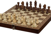 Juego de ajedrez de competición Sunrise Exclusive n.º 3: tablero de 30 x 30 cm, nogal (Walnut)