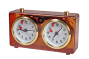 Reloj de plástico CLASSIC pequeño, color ámbar