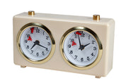 Reloj de plástico CLASSIC pequeño, color crema