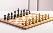 Juego de ajedrez intemporal - tablero (casilla 50 mm), piezas (rey 90 mm)