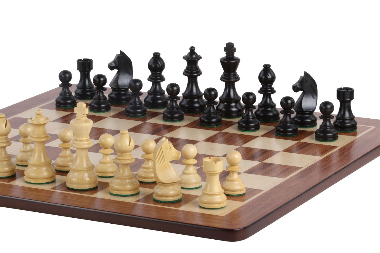 Juego de ajedrez Timeless - tablero (casilla 58mm), piezas (rey 96mm) - Juego de ajedrez Timeless - tablero (casilla 58mm), piezas (rey 96mm)