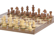 Juego de ajedrez de torneo nº 6 - tablero de 58 mm + piezas de caballero alemán de 3,75